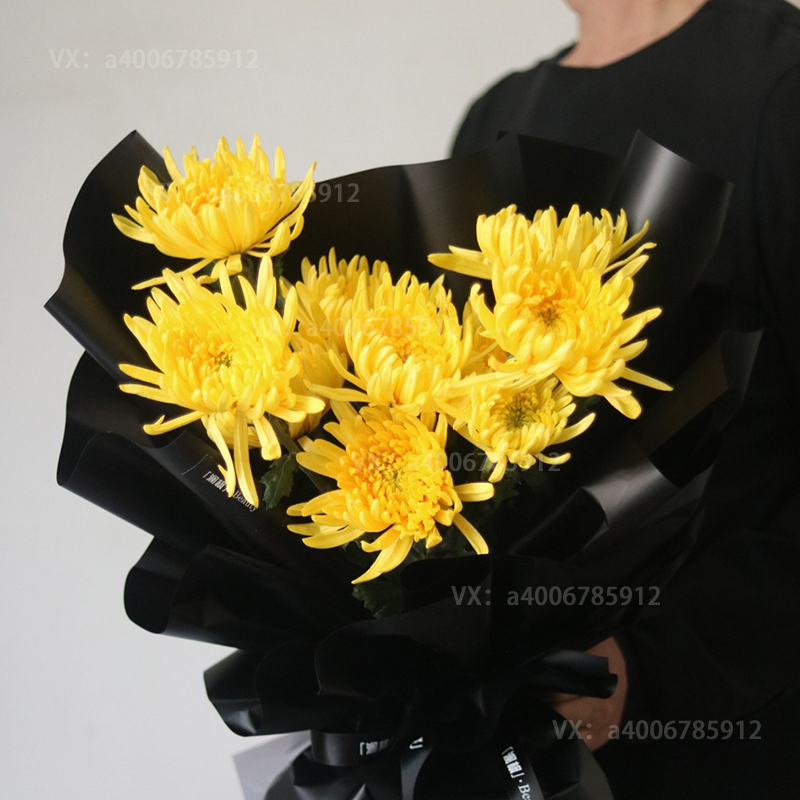 9朵黄菊花