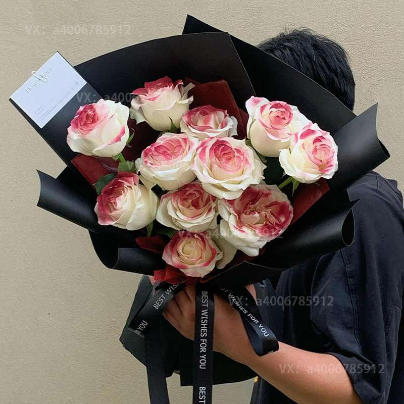【不被定义的你】凡尔赛玫瑰11朵复古红玫瑰花店送花上门生日花束高颜值网红花束送女友送闺蜜