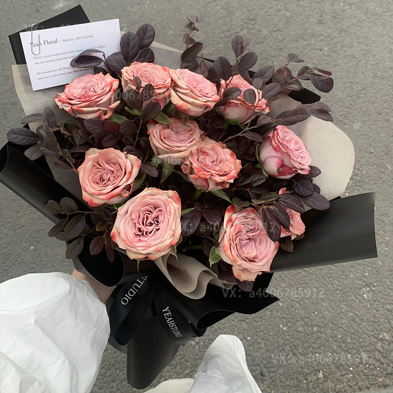 【浪漫生活】花店送花11朵卡布奇诺上门生日鲜花生日礼物送女友送男友