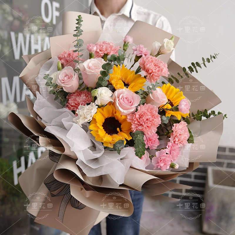 【所念皆如愿】花店送花上门3枝向日葵生日礼物向日葵花束生日鲜花