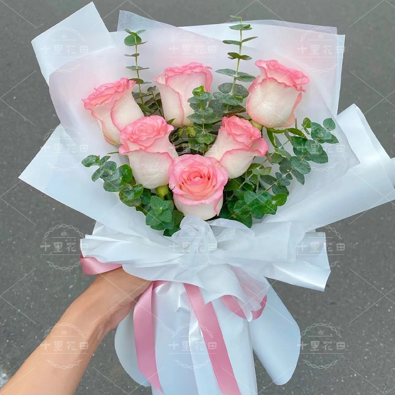 【做你最喜欢的样子】生日鲜花艾莎玫瑰花束花店送花上门生日礼物一束
