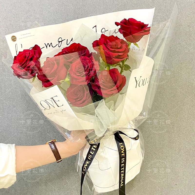 【盛世爱恋】花店送花上门高品质红玫瑰花束生日礼物生日花束送女友送闺蜜红玫瑰送货上门