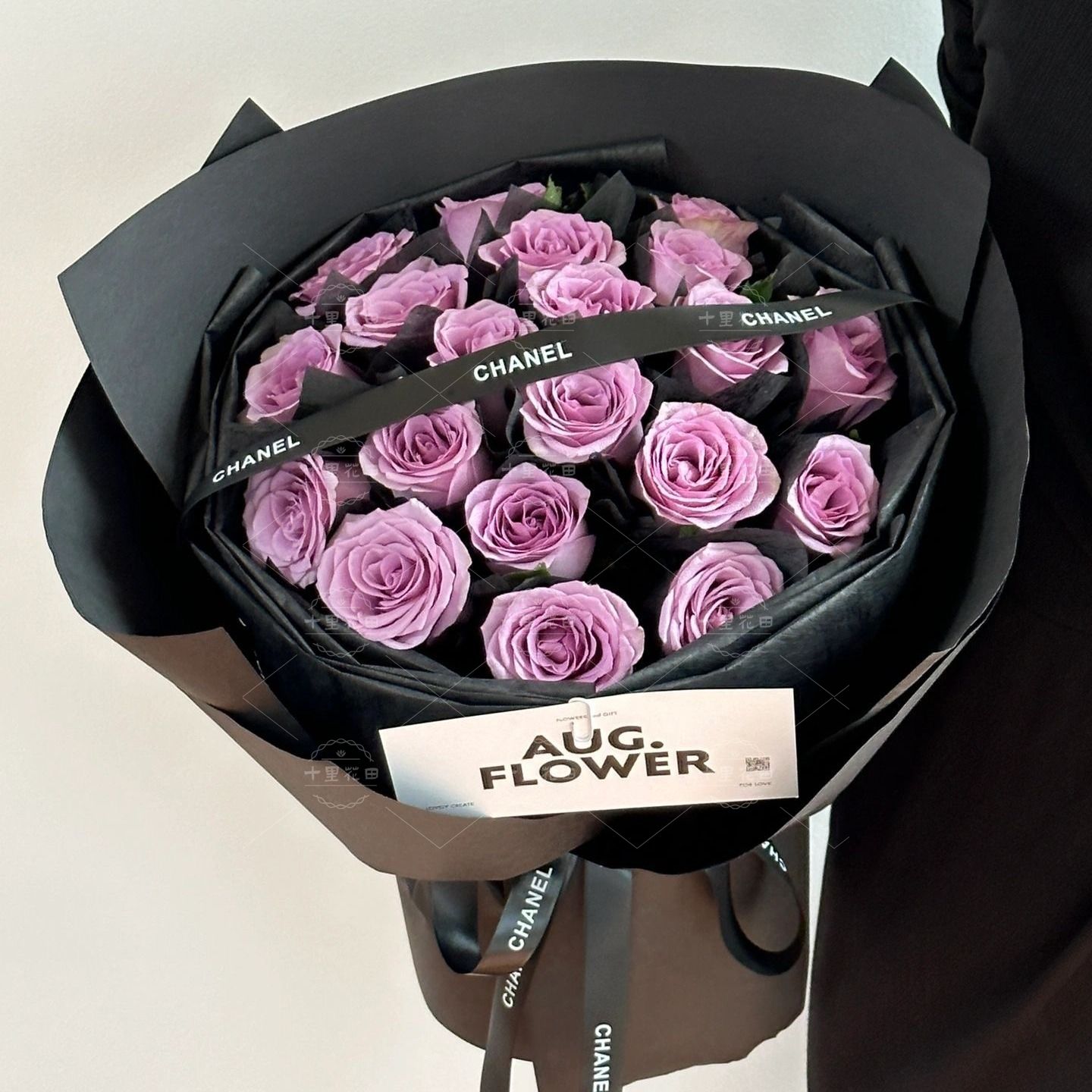【紫色迷人】19朵紫玫瑰花束生日鲜花生日礼物送爱人花店送花上门