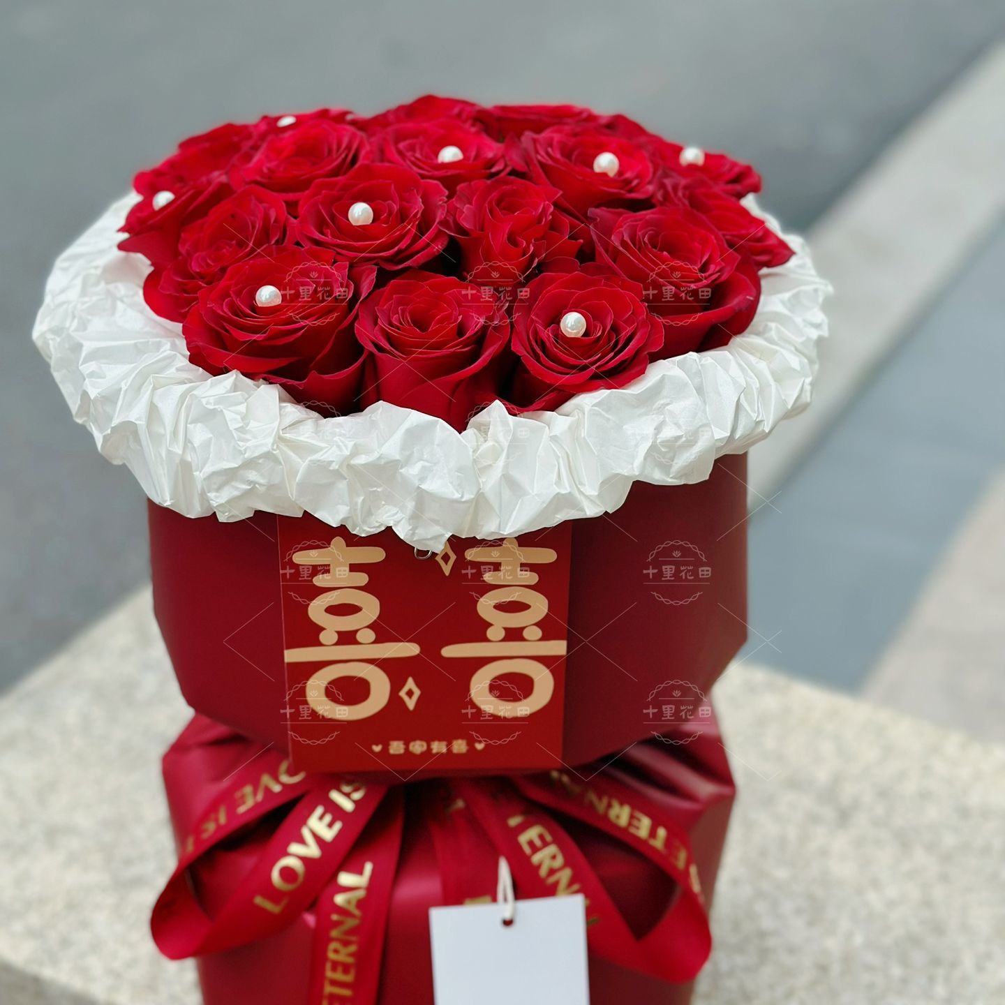 【郎才女貌】19朵红玫瑰花束订婚花束送女友闺蜜爱人生日鲜花店送花上门同城外卖花束免费配送